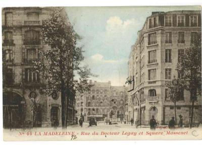 Angle avenue de la République et rue du Docteur Legay début du XXème siècle © archives municipales fonds Christian Janssens