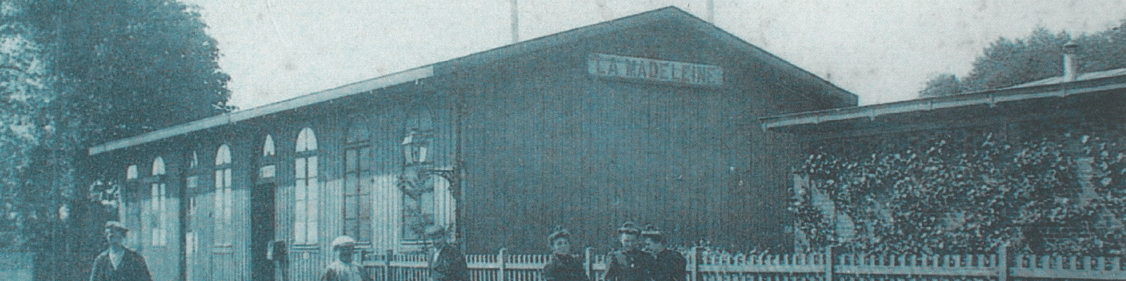 L'ancienne gare au début du XXème siècle © Archives municipales fonds Syndicat d'Initiative
