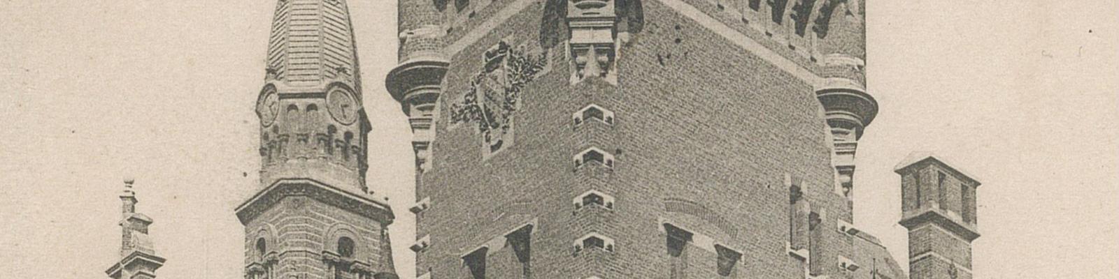 L'Hôtel de Ville en 1902 © Archives municipales fonds Christian Janssens