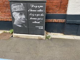 Pochoir de MOS'ART représentant le Maréchal Foch